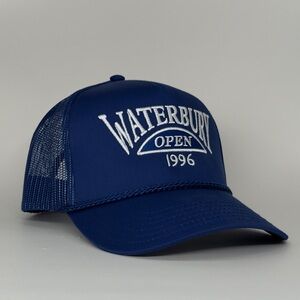 Waterbury Open 1996 Blue Trucker Hat – Happy Gilmore Inspired Cap